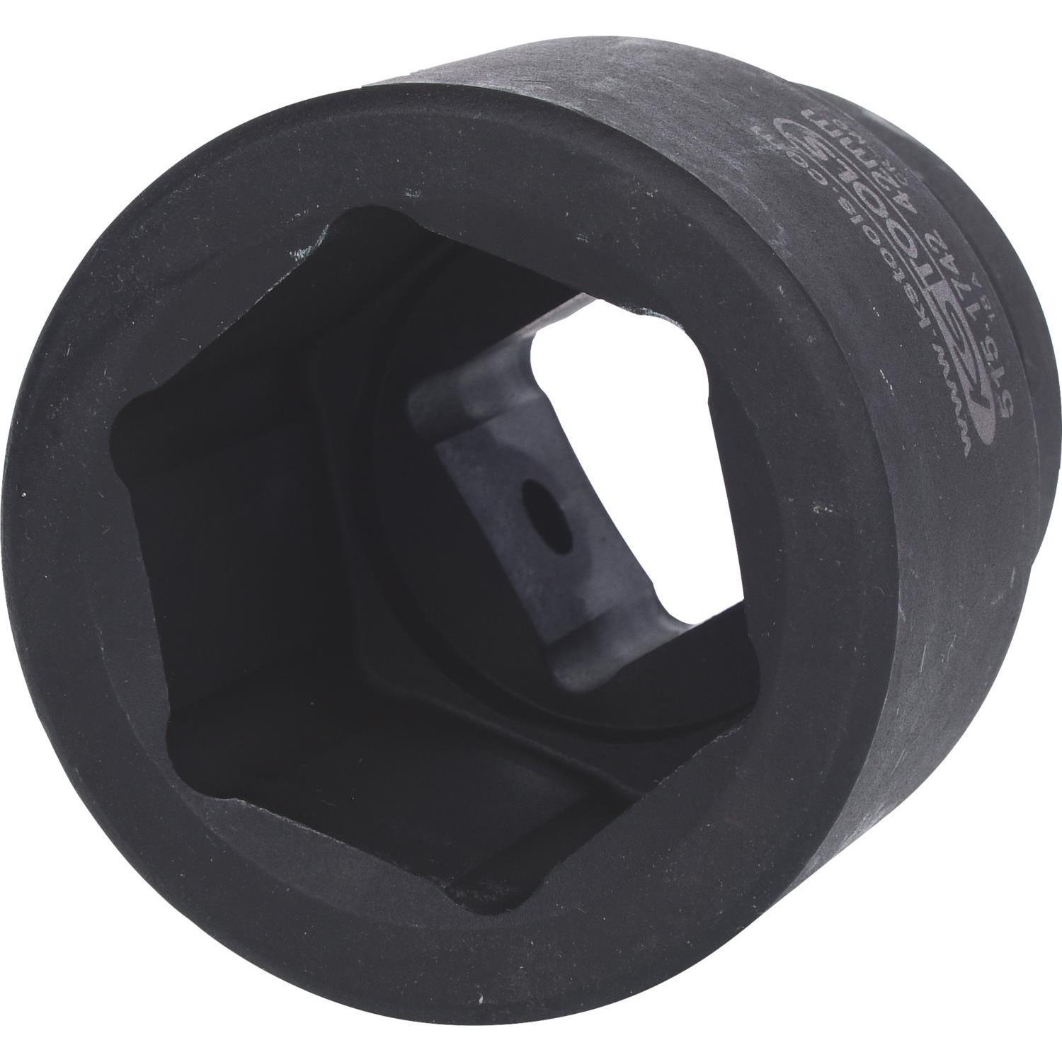 KS Tools, Steckschlüssel + Stecknuss, 1" Kraft-Stecknuss kurz (42 mm)