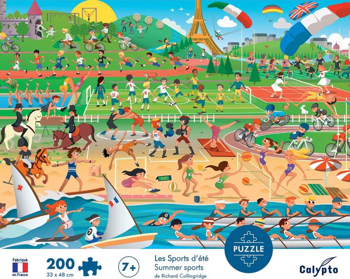 Immagine prodotto Calypto Puzzle di 200 pezzi sugli sport estivi (200 pezzi)