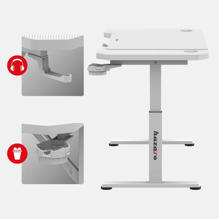 Produktbild Huzaro Biurko gamingowe Hero 2.6 White