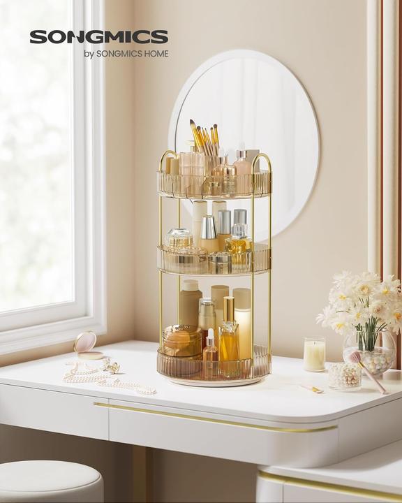 Actual product image Songmics Rotating make-up organiser