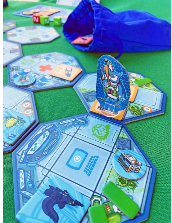Actual product image Little Rocket Games Tethys Space Dungeon (English, Italian)