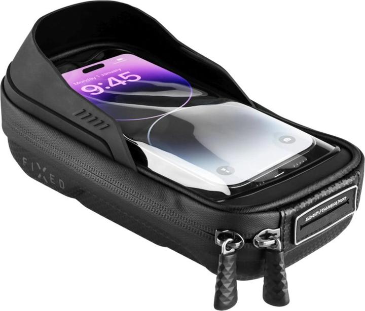 Fixed Fest installierte FIXBIB2-BK | Fahrradkoffer | Schwarz | Für alle Arten von Telefonen bis zu 6 8 Zol