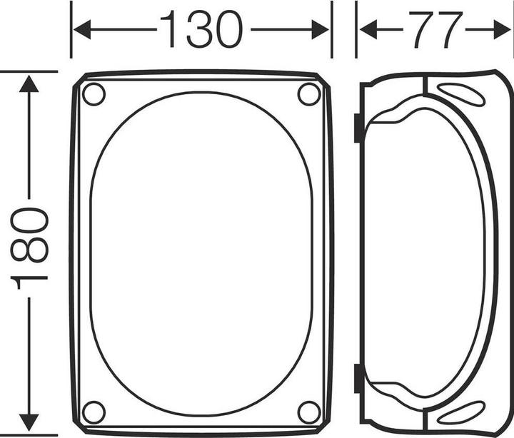 Actual product image Hensel Junction box (W x H) 180 mm x