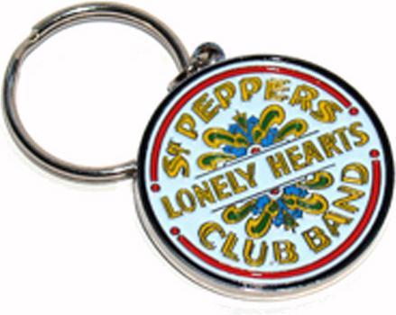 Actual product image Rock Off The Beatles Metall Schlüsselanhänger Logo Drum