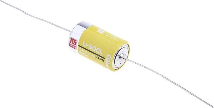 Image du produit RS PRO 1/2 pile AA, 3.6V / 1.2Ah Li-Thionylchlorid, connexion filaire (AA, 1200 mAh)