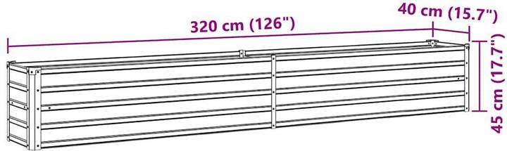 Produktbild vidaXL Hochbeet
