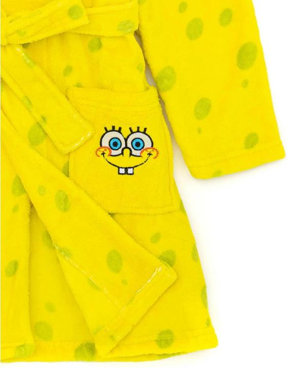 Actual product image Spongebob Squarepants Childrens/Kids Face Dressing Gown (104)