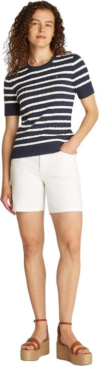 Produktbild Tommy Hilfiger Co Cable Mid Gg Ss C-Nk Swt (XL)