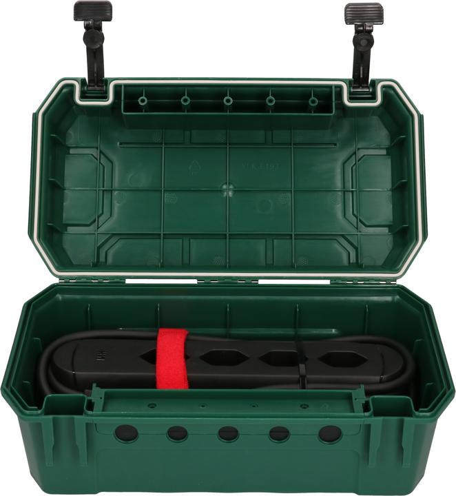 Actual product image Max Hauri SAFETY BOX Set consisting of 1x outdoor box IP54, socket strip