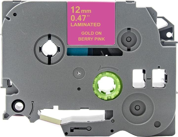 Immagine prodotto Hermex Alternatives Etikettenband zu Brother TZe-MQP34 Beschriftungsband (1.20 cm, Oro, Rosa)