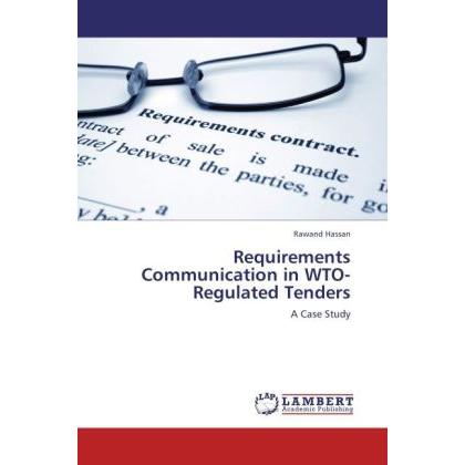 Requirements Communication in WTO-Regulated Tenders, Fachbücher