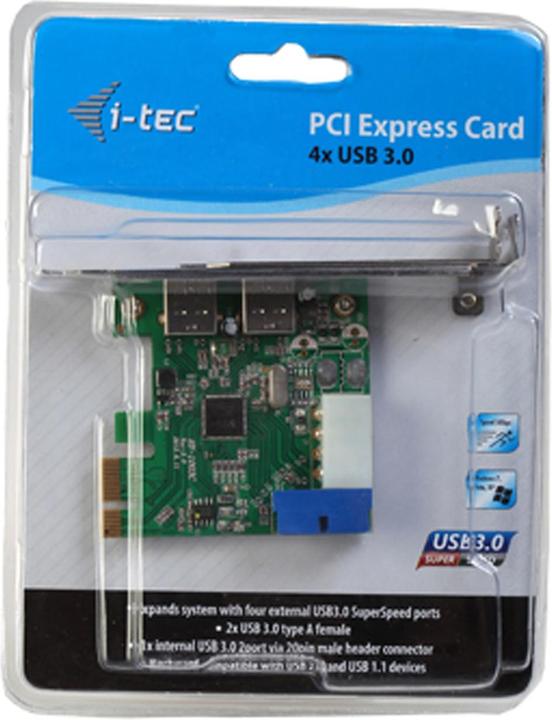 Actual product image i-tec PCE22U3 4x USB 3.0