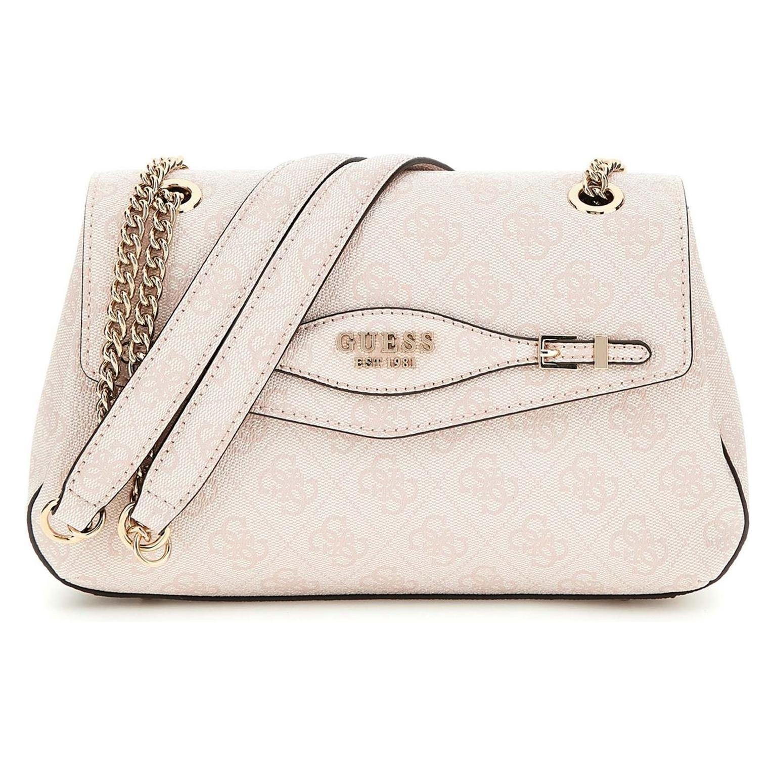 Guess, Damen, Handtasche, Katya Convertible Xbody Flap Bag, Rosa