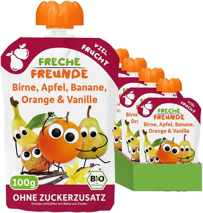 Actual product image Freche Freunde Squeeze bag berry mix 6x 100 g (600 g)