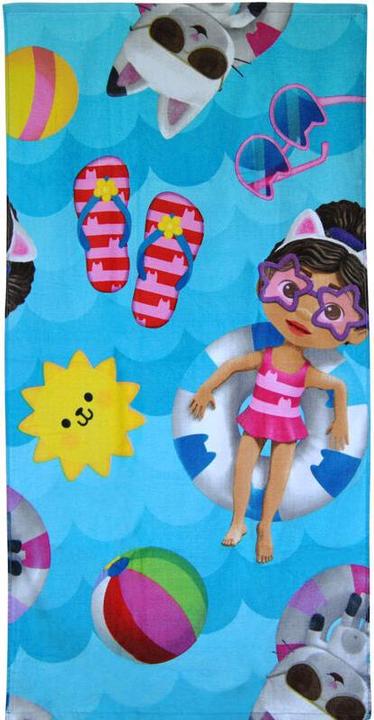 Kids Licensing Gabby's poppenhuis badhanddoek (70 x 140 cm)