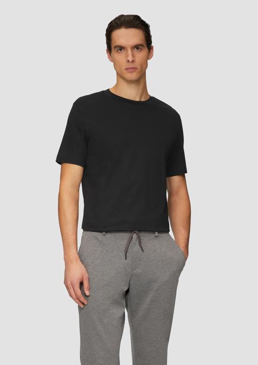 Actual product image S.Oliver T-Shirt Jerseyshirt im Slim Fit aus merzerisierter Baumwolle (L)