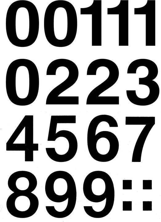 Actual product image HERMA Numbers Labels