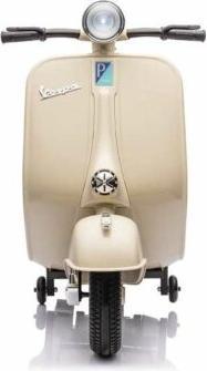 Actual product image Es-toys VESPA 150 VL1T Lizenziert mit 12V7A Akku 2 Motoren, Ledersitz (12 V)