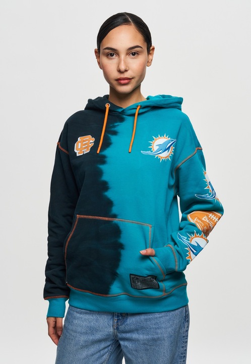 Produktbild Recovered Re:covered Fleece Hoody - INK DYE Miami Dolphins - M (M)