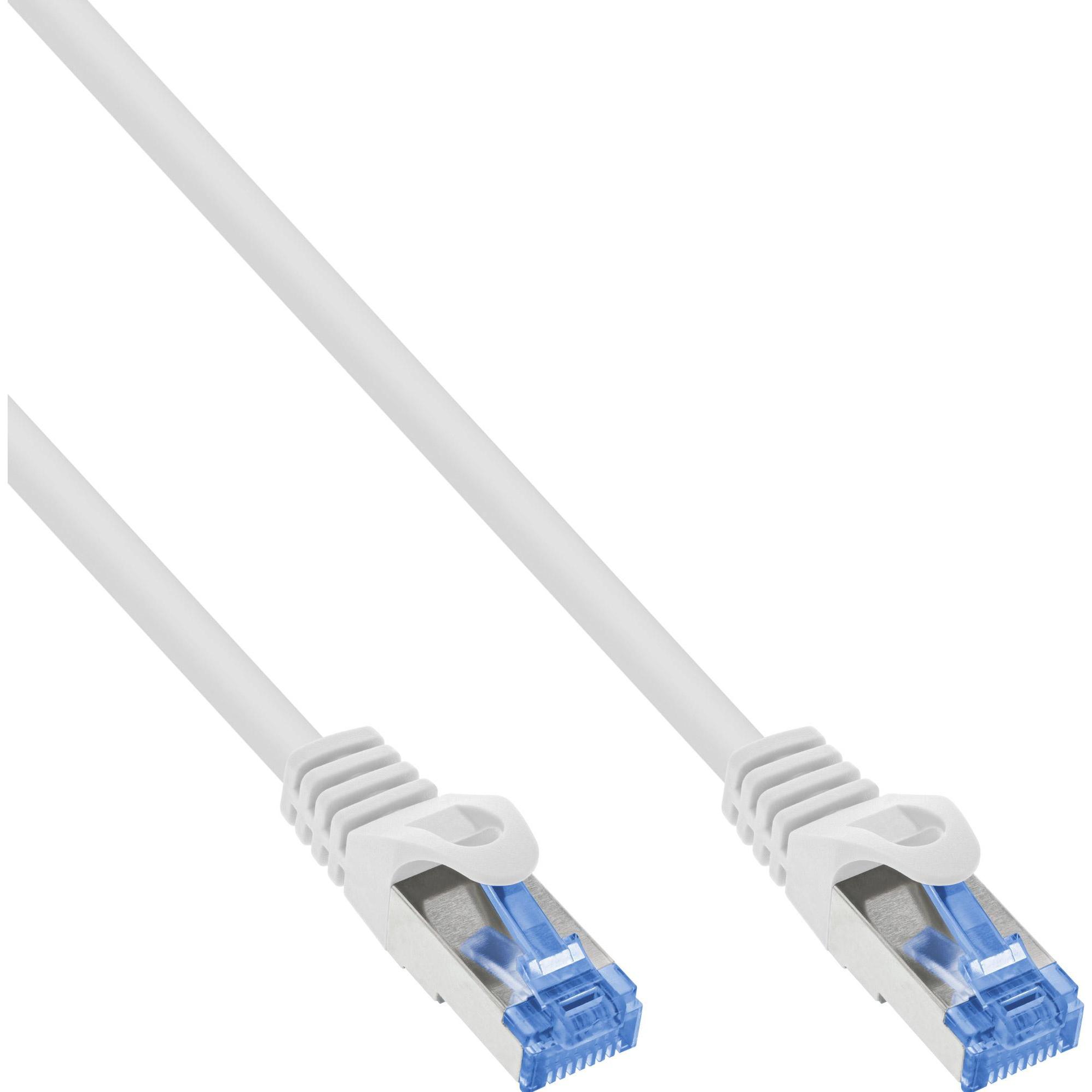 InLine Patch-Kabel RJ-45 (M) bis RJ-45 (M) (S/FTP, CAT6a, 1 m), Netzwerkkabel