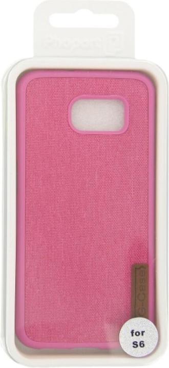 Produktbild OEM Silicone Case Textile for Samsung S6 pink (Samsung Galaxy S6)