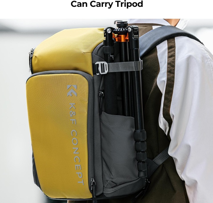 Produktbild K&F Concept Rucksack Alpha Air 25l gelb #KF-13.128 (Neuheit) (Fotorucksack, 25 l)