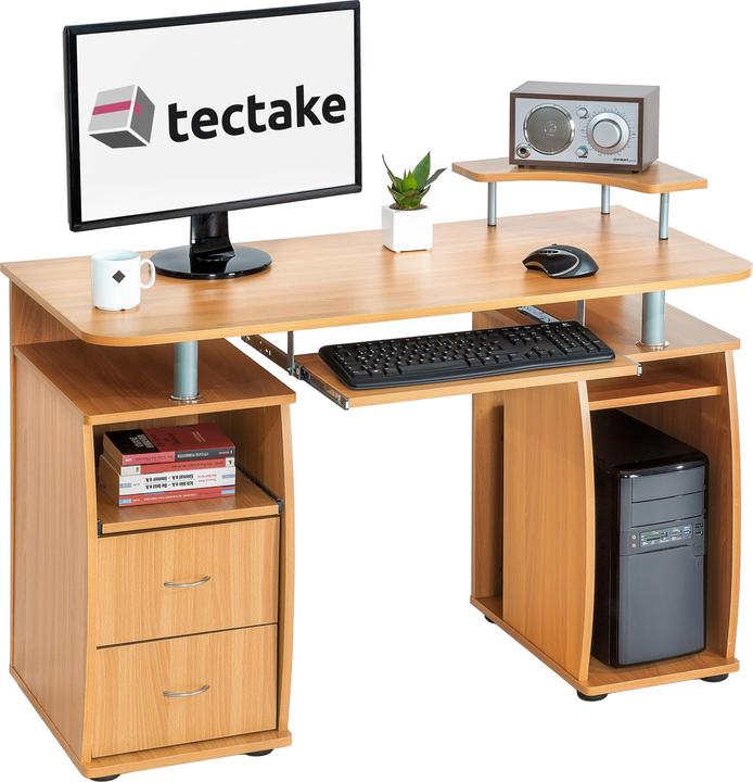 Actual product image tectake Computer table (55 x 55 x 87 cm)
