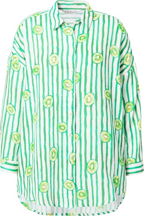 Produktbild Studio Untold Streifenbluse Musselin, oversized, Fruitprint auf Streifen (46, 48)