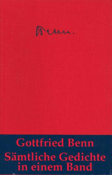 Produktbild Sämtliche Gedichte (Deutsch, Gottfried Benn, 2016)