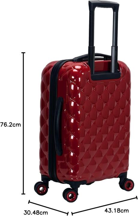 Actual product image Rockland Red Polycarbonate Luggage Set