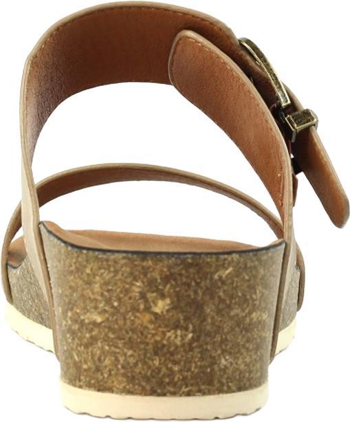 Actual product image Lunar Womens/Ladies Ripple Wedge Sandals (36)