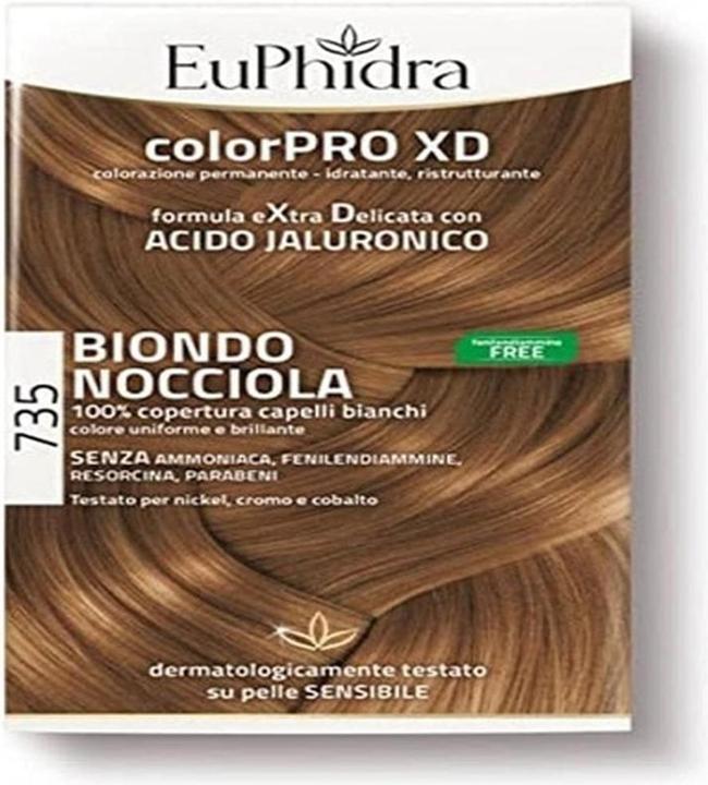 Image du produit Euphidra Colorpro XD Extra Soft Color Tincture 735 Blonde Hazel 50ml (735 Blonde Hazel)