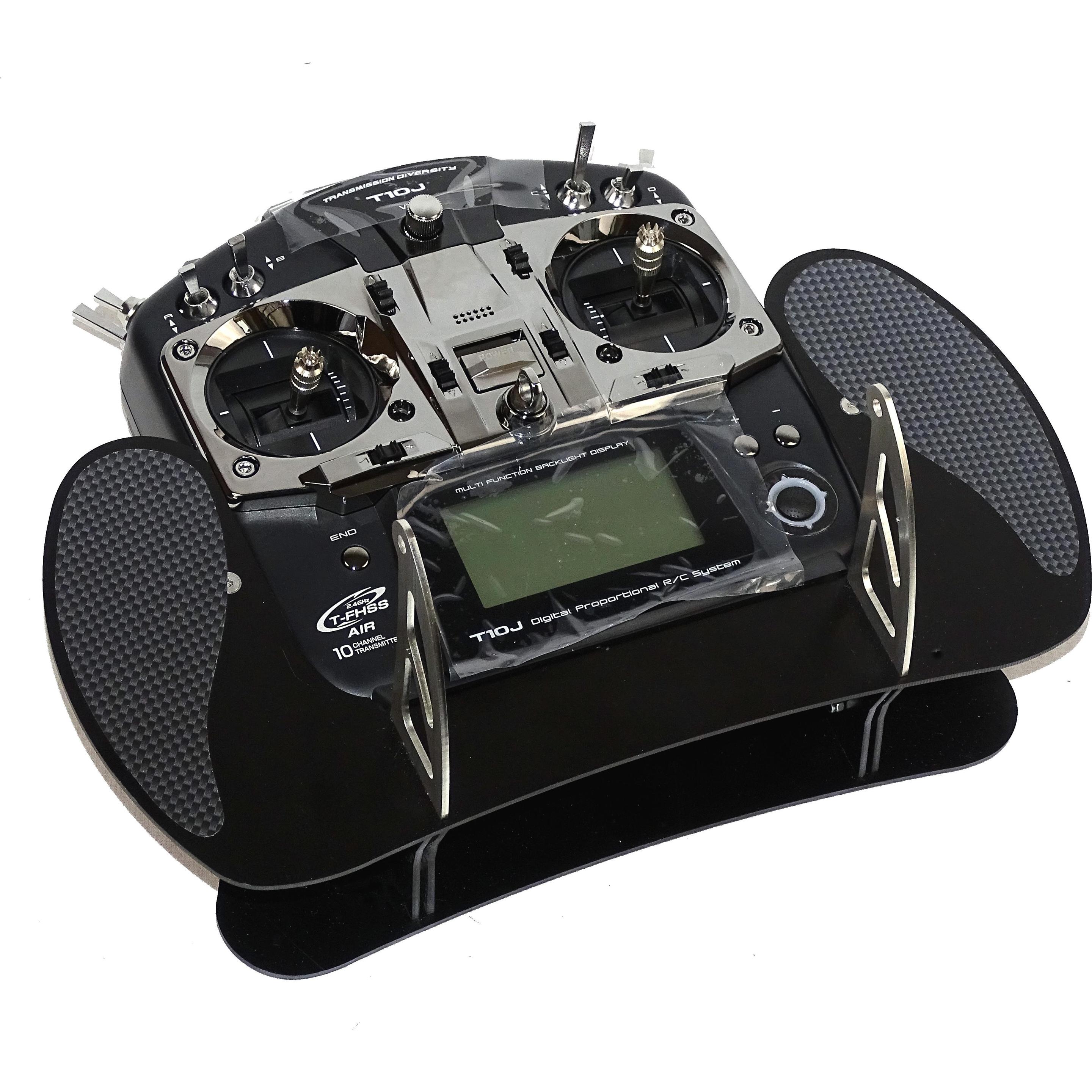 AHLtec Senderpult Futaba T10J Black mit Standard Senderpultbügel, ohne Handauflagen