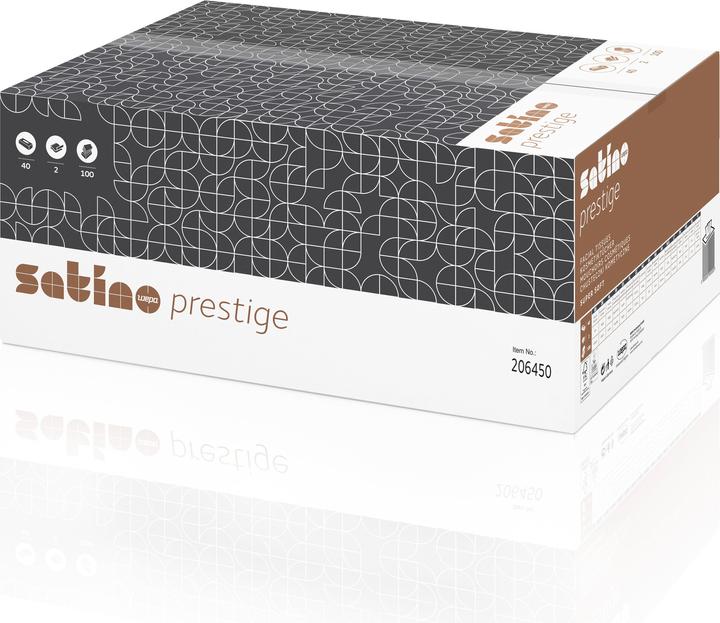 Image du produit Wepa Lingettes cosmétiques 206450 Satino Prestige, 100 lingettes