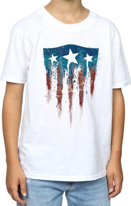 Produktbild Captain America Flag Shield TShirt Jungen (128)