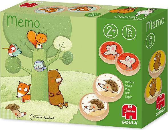 Actual product image Jumbo Goula Memo Tom and his forest friends (German, 1 - 4 Players)