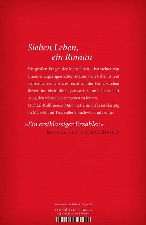 Produktbild Matou (Deutsch, Michael Köhlmeier, 2021)