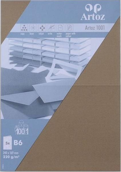 Produktbild Artoz 1001 Karten olive (B6, 220 g/m²)