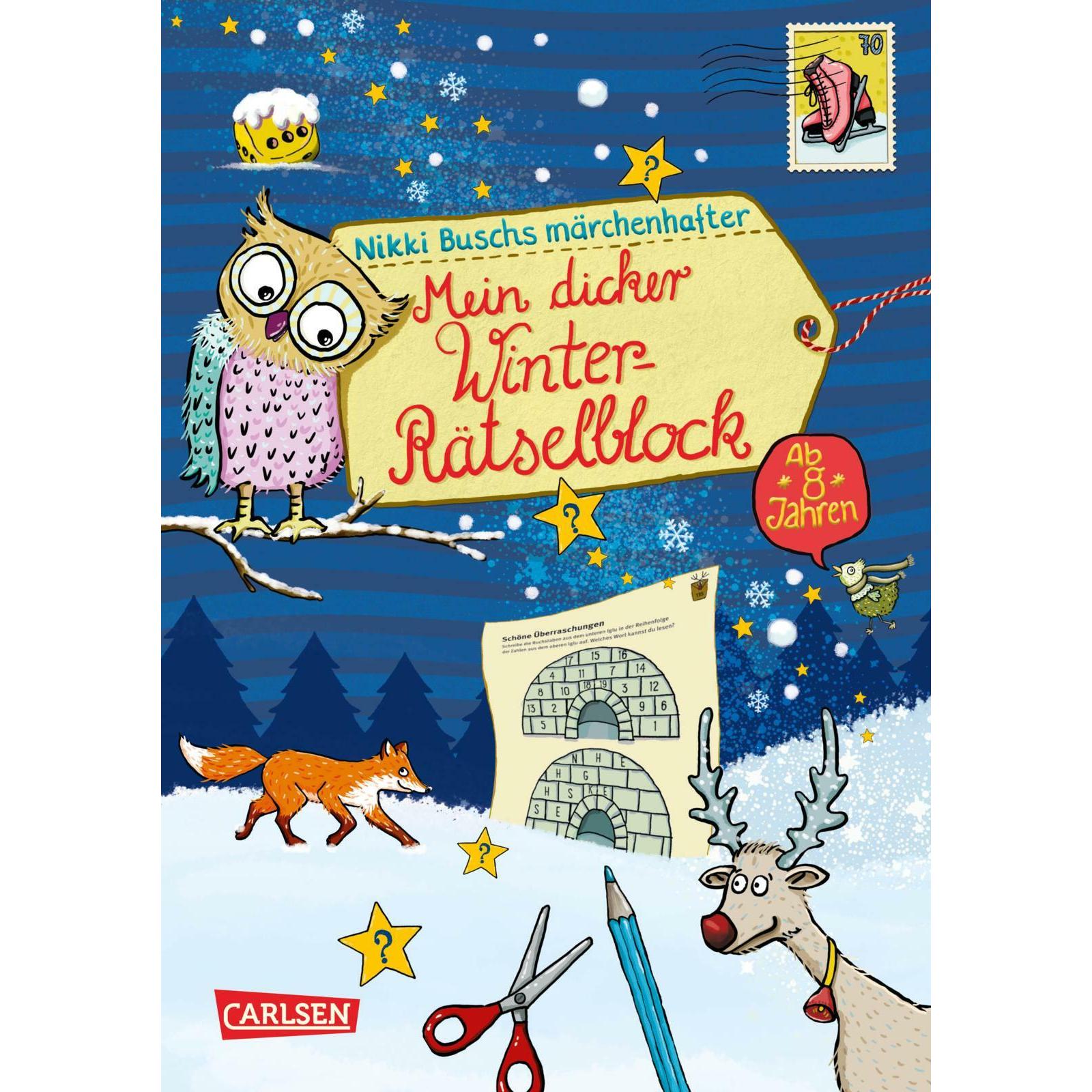 Thumbnail - Mein dicker Winter-Rätselblock, Kinderbücher von Nikki Busch