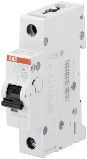 Immagine prodotto ABB S201M-D1 Interruttore automatico D-Char., 10 kA, 1 A, 1P