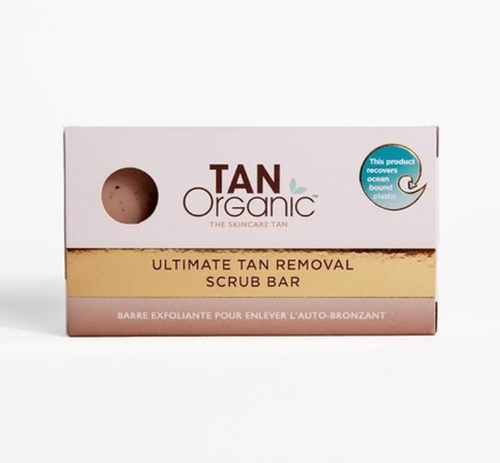 Actual product image Tan Organic Exfoliating solid soap ( Ultimate Tan Removal Scrub Bar) 100 g (Self tanning foam)