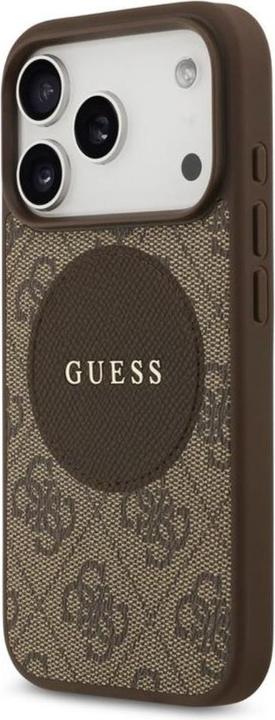Productafbeelding Guess - 4G Circle Classic Logo MagSafe (GUHMP17XP4PGRSGW) - iPhone 17 Pro Max - Brown (Apple iPhone 17 Pro Max)