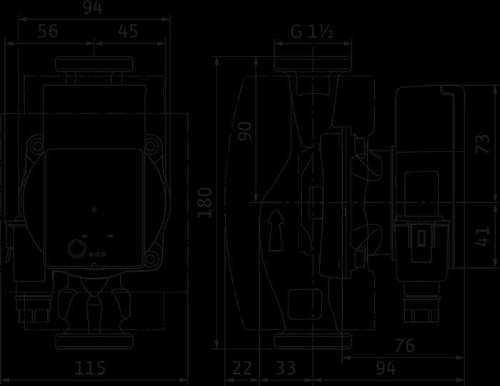 Actual product image Wilo Heizungspumpe Atmos PICO plus (Domestic water pump)