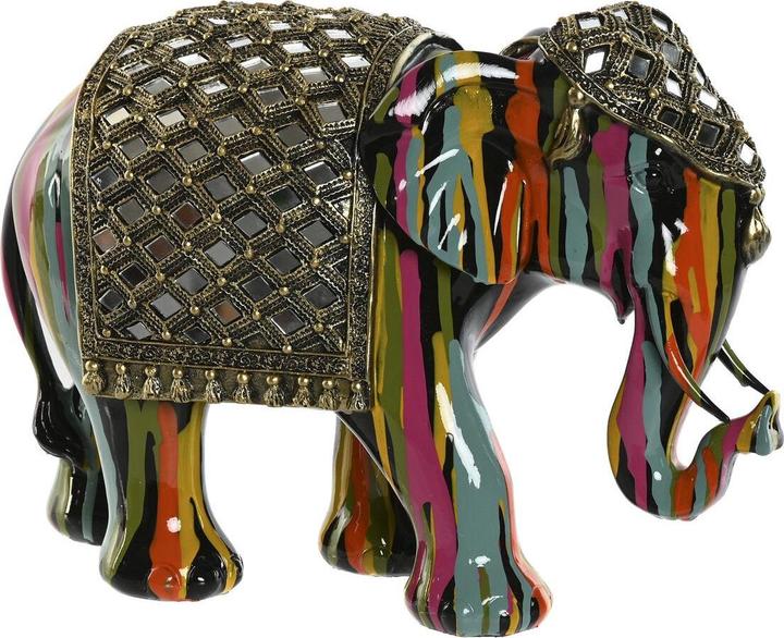 Produktbild Esprit Deko-Figur Home Bunt Harz Elefant 31 x 14 x 22 cm