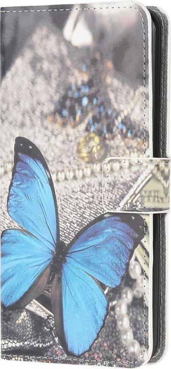 Cover-Discount Galaxy A41 - Housse cuir papillon bleu