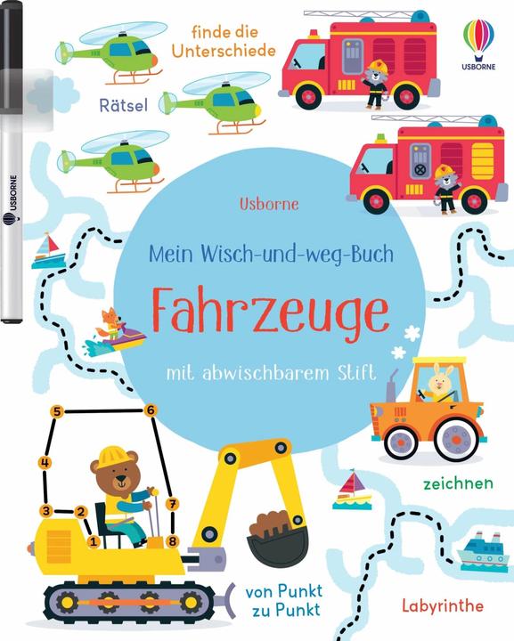 Mein Wisch-und-weg-Buch: Fahrzeuge (German, 2024)