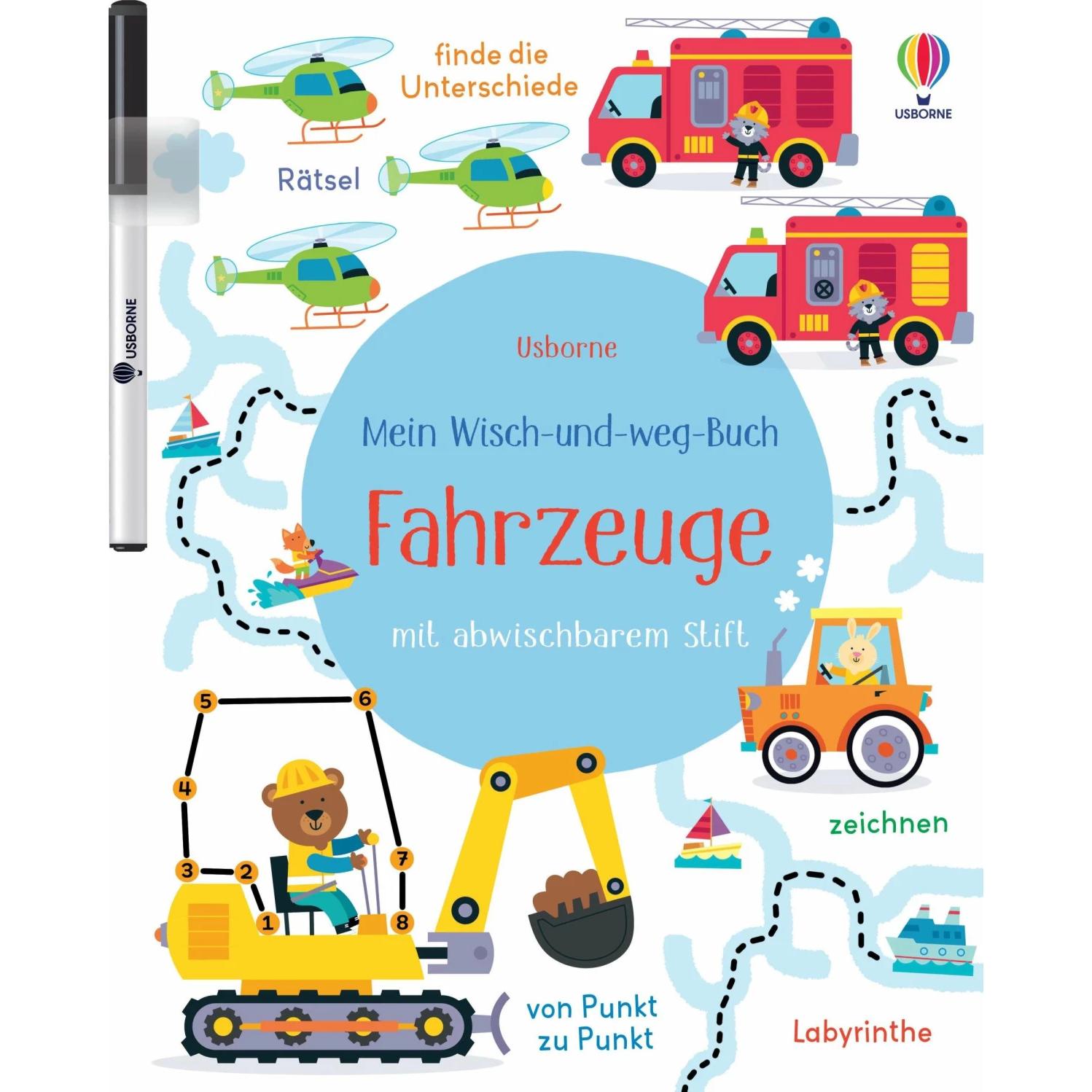 Mein Wisch-und-weg-Buch: Fahrzeuge, Kinderbücher