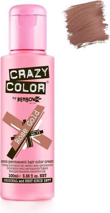 Produktbild Crazy Color Rose Gold Hair Dye 100ml (Rose Gold)