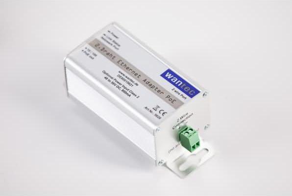 Produktbild Wantec 5628 Schnelles Ethernet PoE-Adapter (CAT6, 0.08 m)
