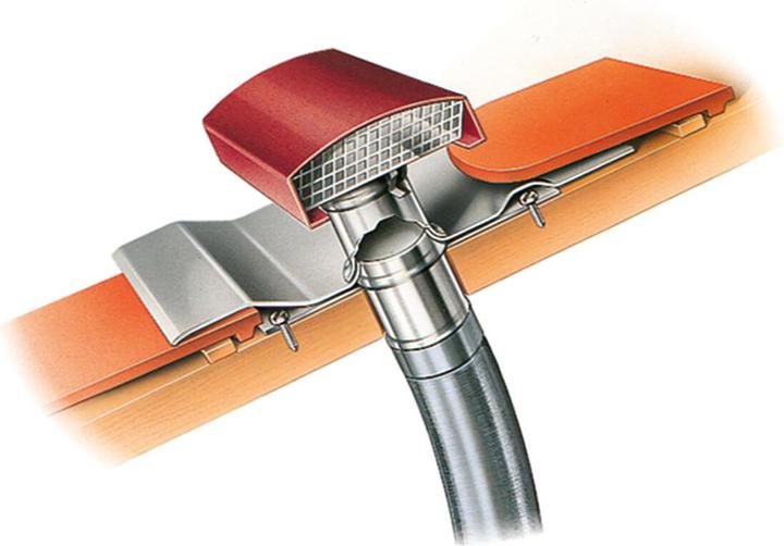 Actual product image Helios HELI DDF 200 roof duct for pipe diameter 200 mm
